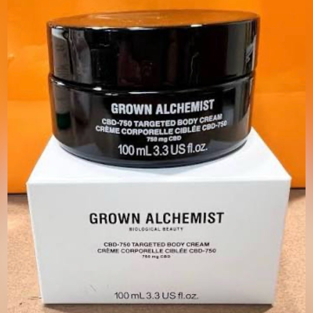 Grown Alchemist CBD-750 Targeted Body Cream — 3.3 oz — Luxury Body Care (NIB)